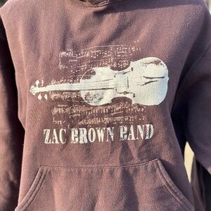 Zac Brown Band Hooded Sweatshirt Unisex Medium